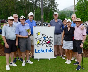 golfers at golf tournament